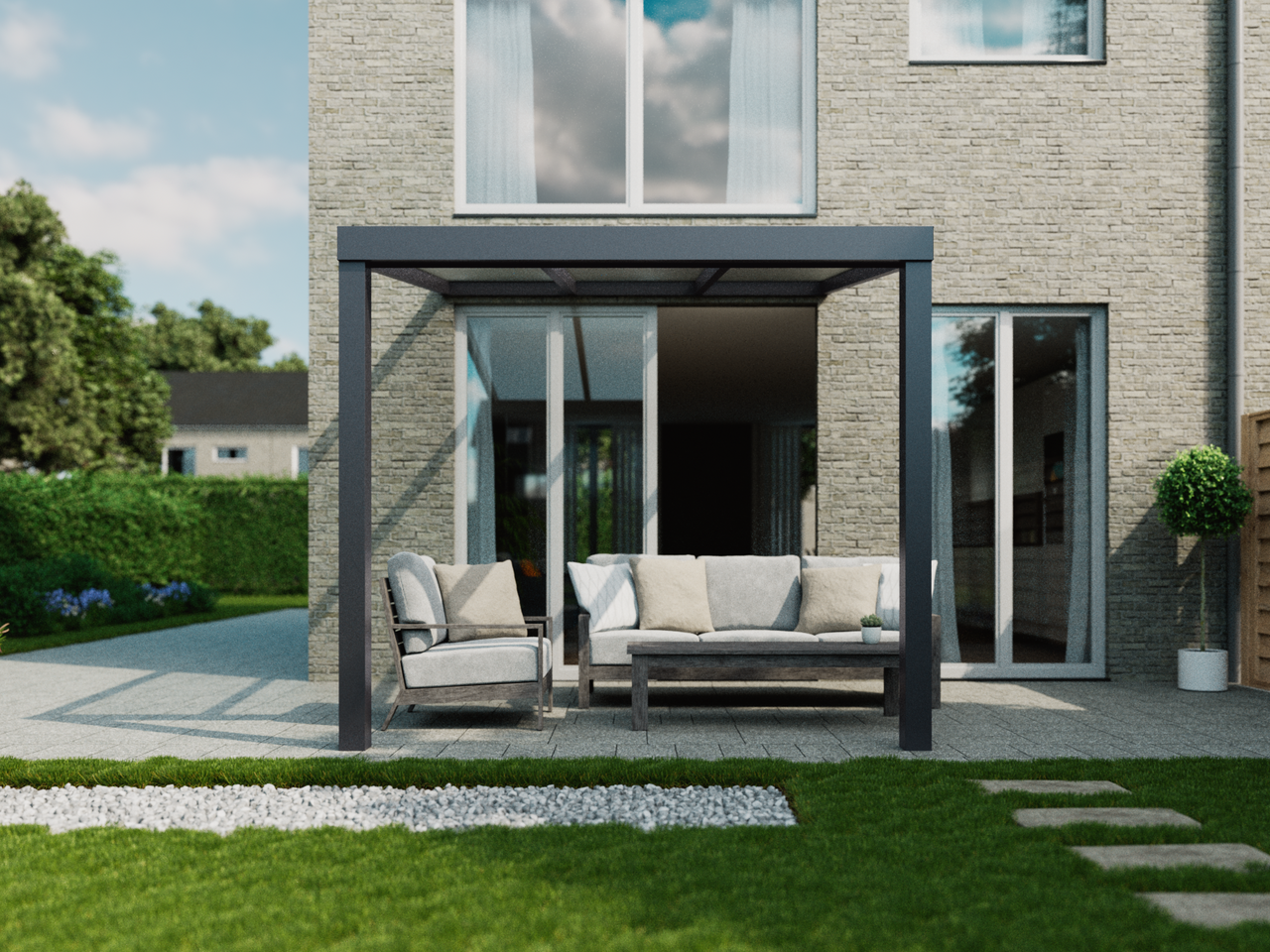 6.06 x 2.5 Meter Veranda