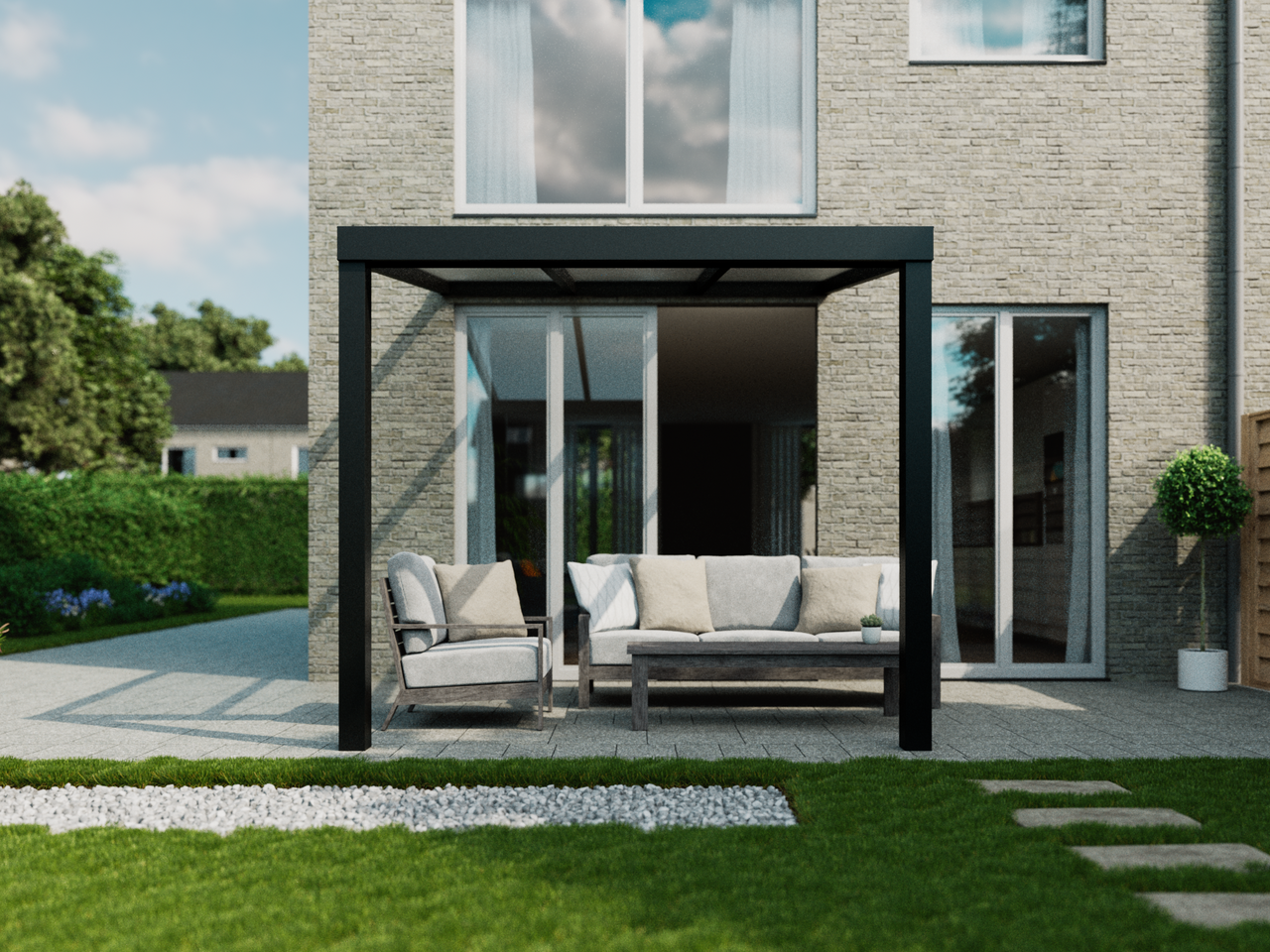 6.06 x 2.5 Meter Veranda