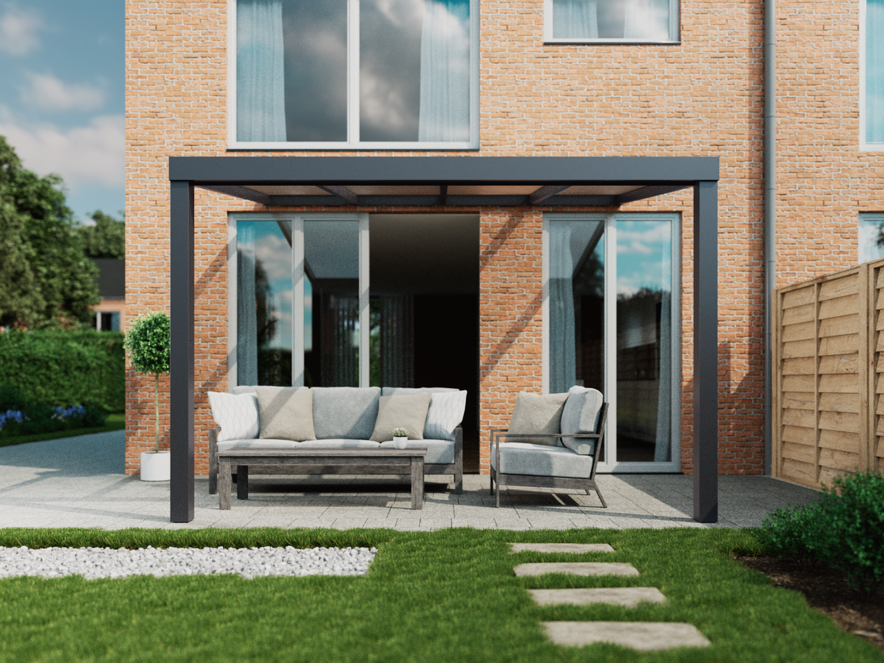 6.06 x 2.5 Meter Veranda