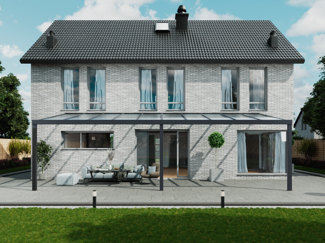 6.06 x 2.5 Meter Veranda