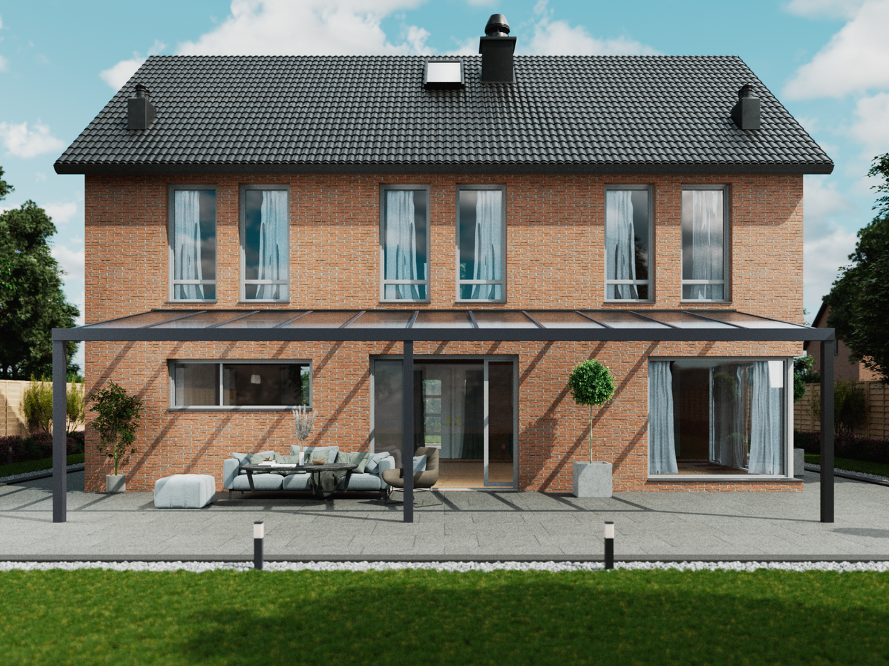 6.06 x 2.5 Meter Veranda