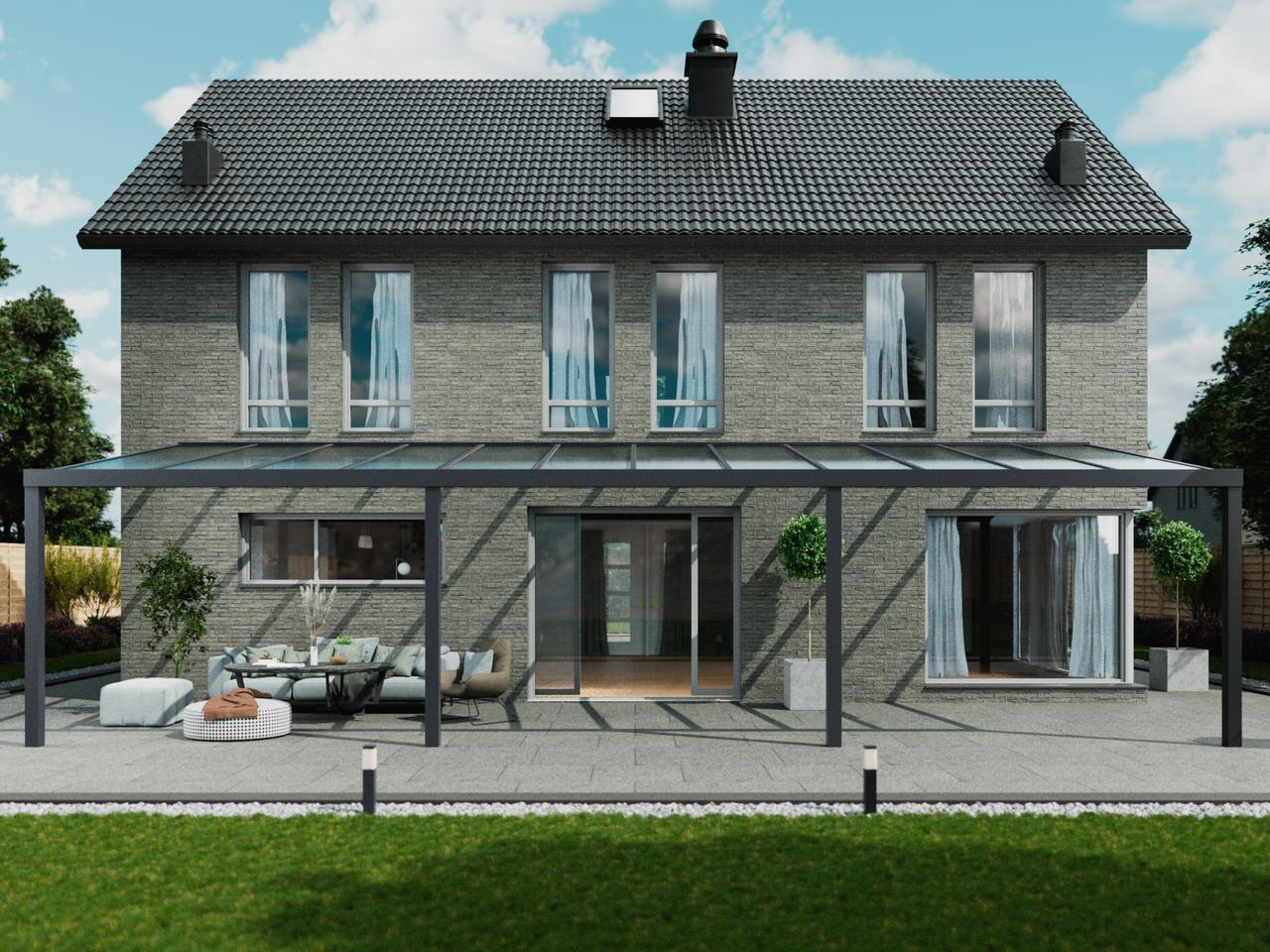 6.06 x 2.5 Meter Veranda