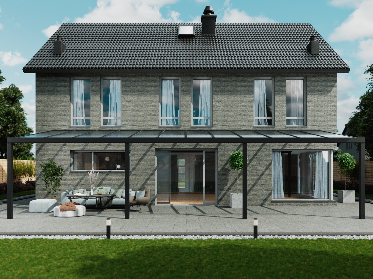 6.06 x 2.5 Meter Veranda
