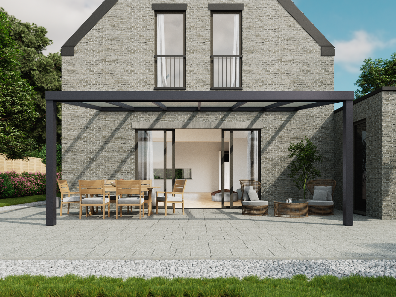 6.06 x 2.5 Meter Veranda