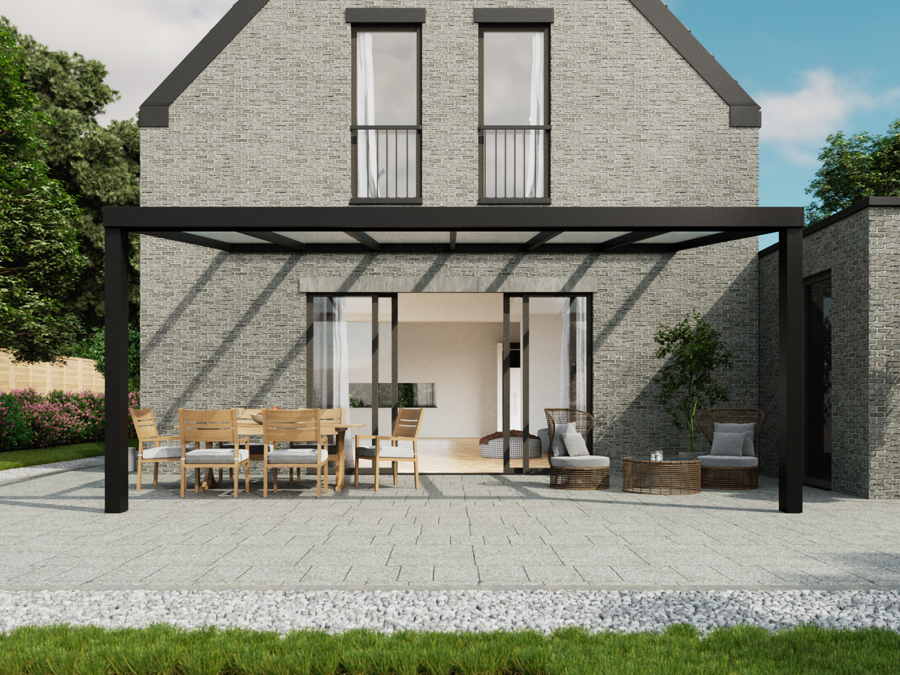 6.06 x 2.5 Meter Veranda