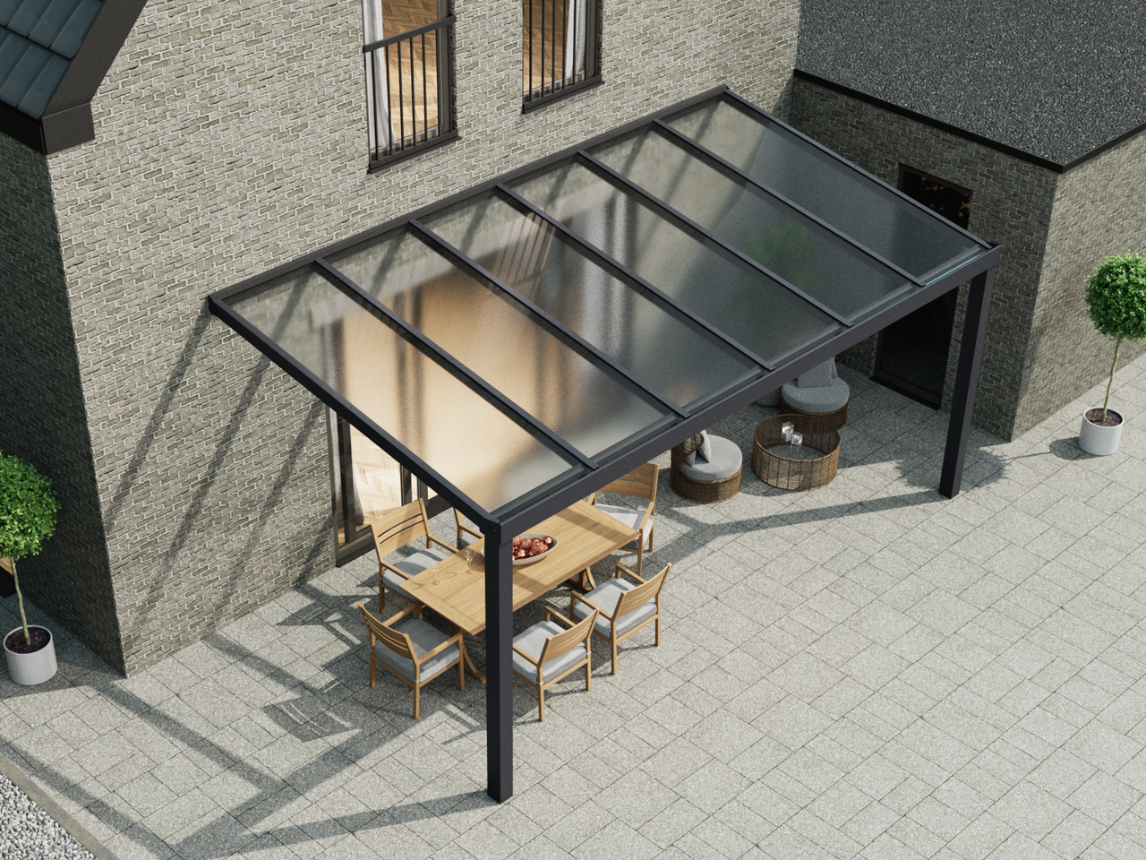 6.06 x 2.5 Meter Veranda