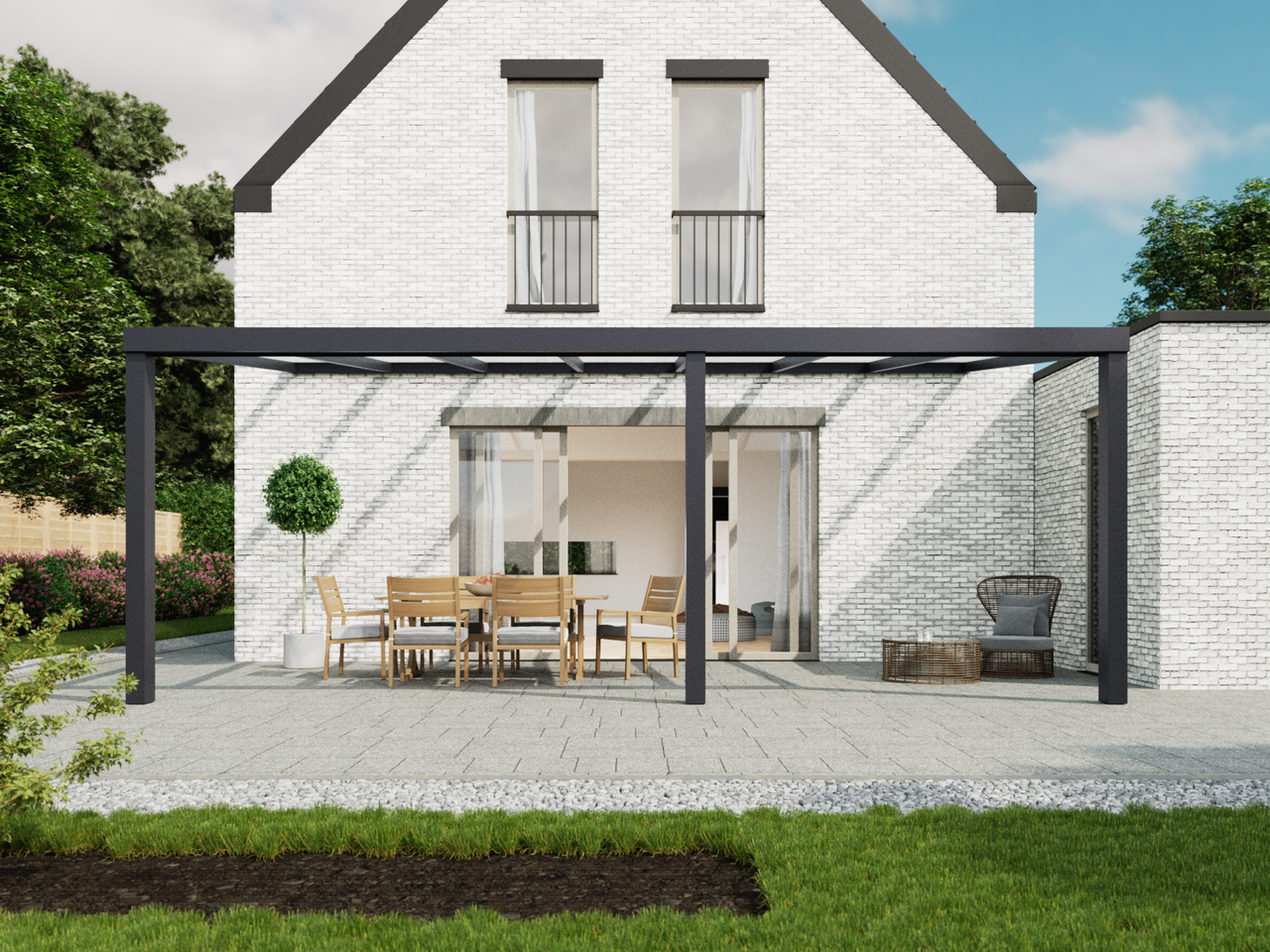 6.06 x 2.5 Meter Veranda